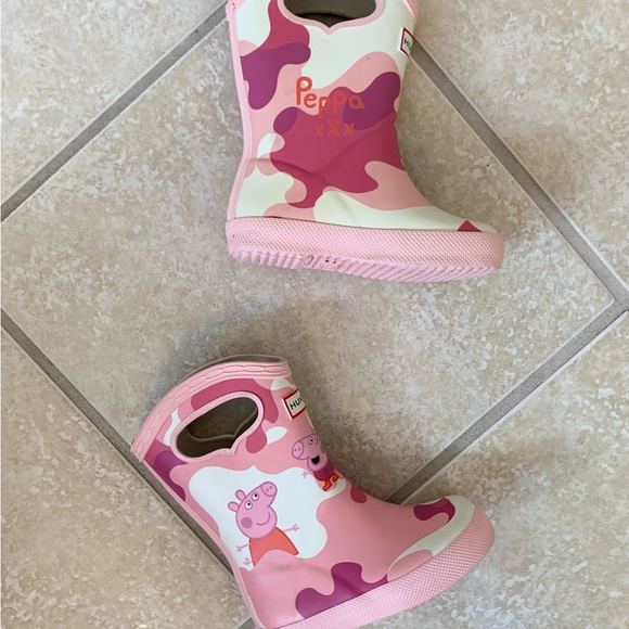 HUNTER BOOTS Peppa the Pig toddler girls size 5 - Picture 3 of 15